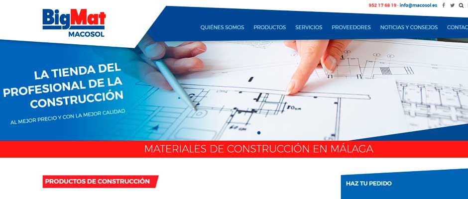 BigMat Macosol Materiales de Construcción Hostelería Málaga